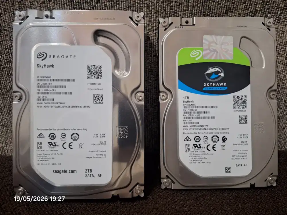 Hardisk Seagate Skyhawk diborong 1TB & 2TB