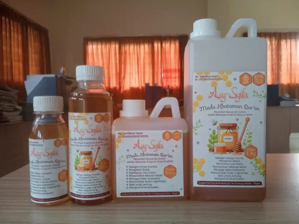 Madu Khataman Qur'an 30juz. Kemasan @325gr