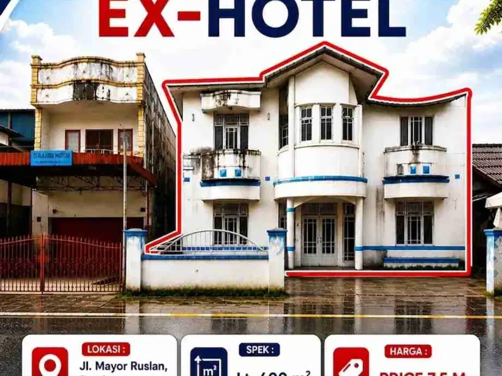 Dijual Bangunan Ex. Hotel
