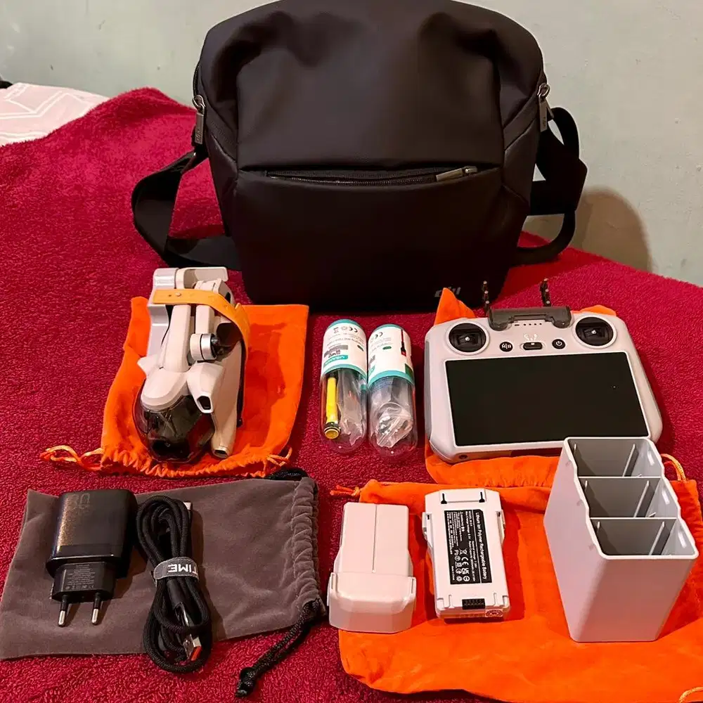Dji Mini 3 RC siap langsung pakai
