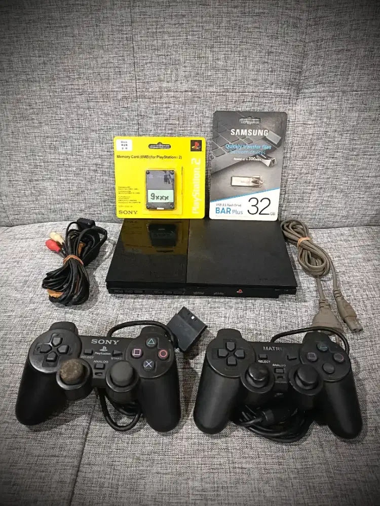 Ps2 slim dual fungsi (bekas)