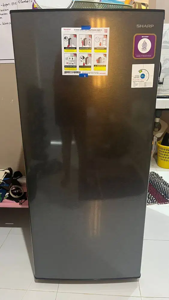 Kulkas Sharp 1 Pintu 184L SJN 192 NHS Jumbo Semi Defrost