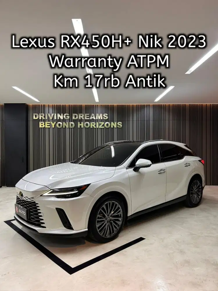 Lexus RX450h+ Luxury AWD 2024 Putih Km17rb B189RDE Nik 2023 RX350H