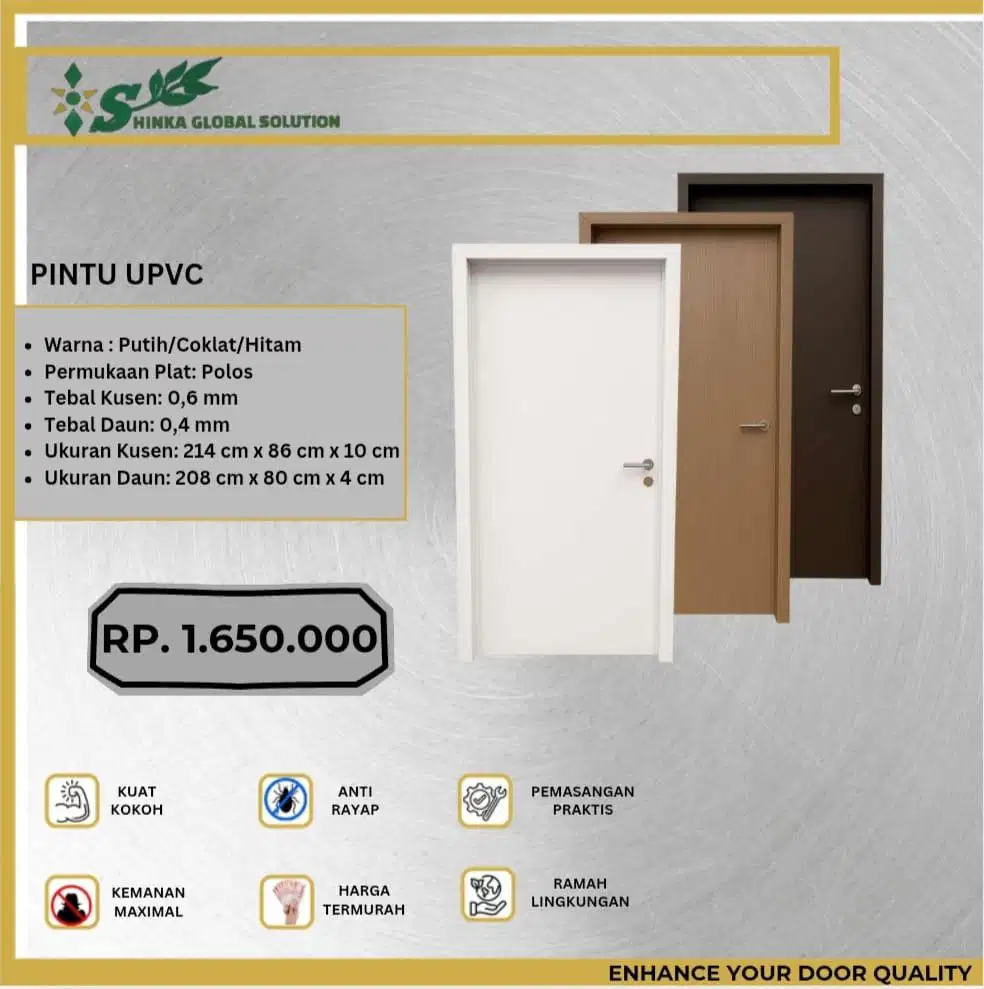 PINTU UPVC MURAH