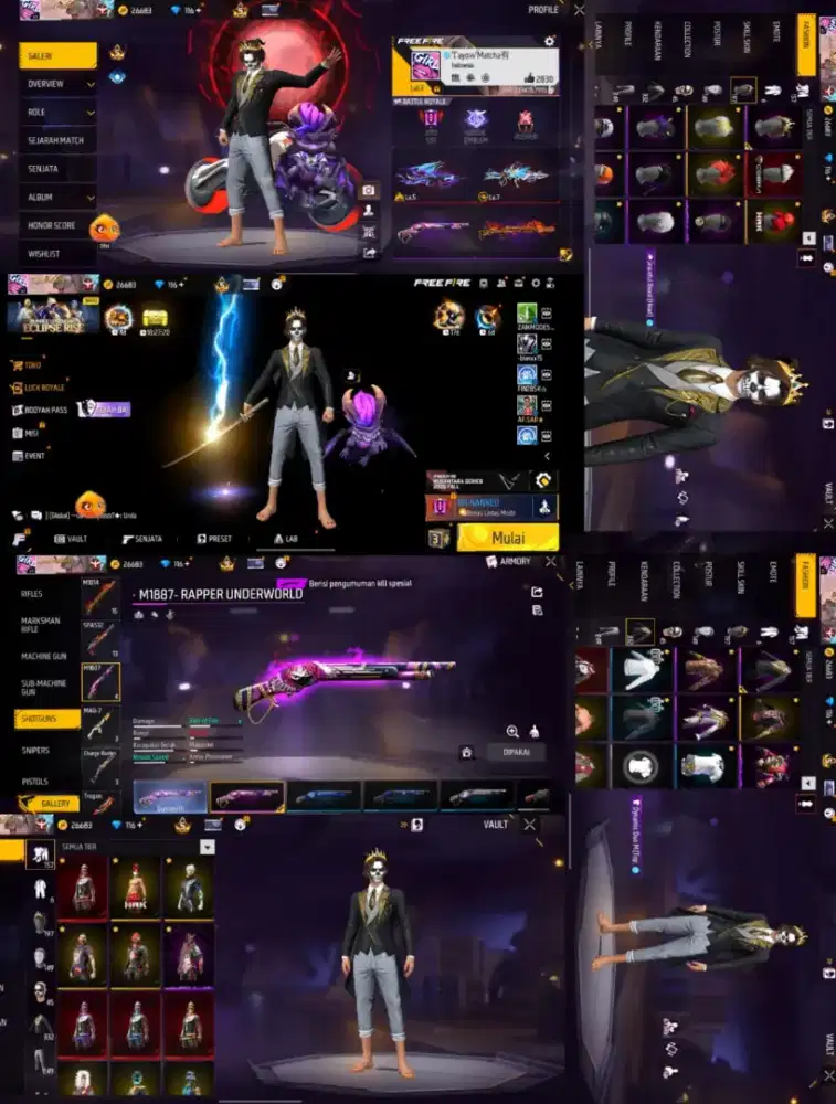 Jual akun ff murah