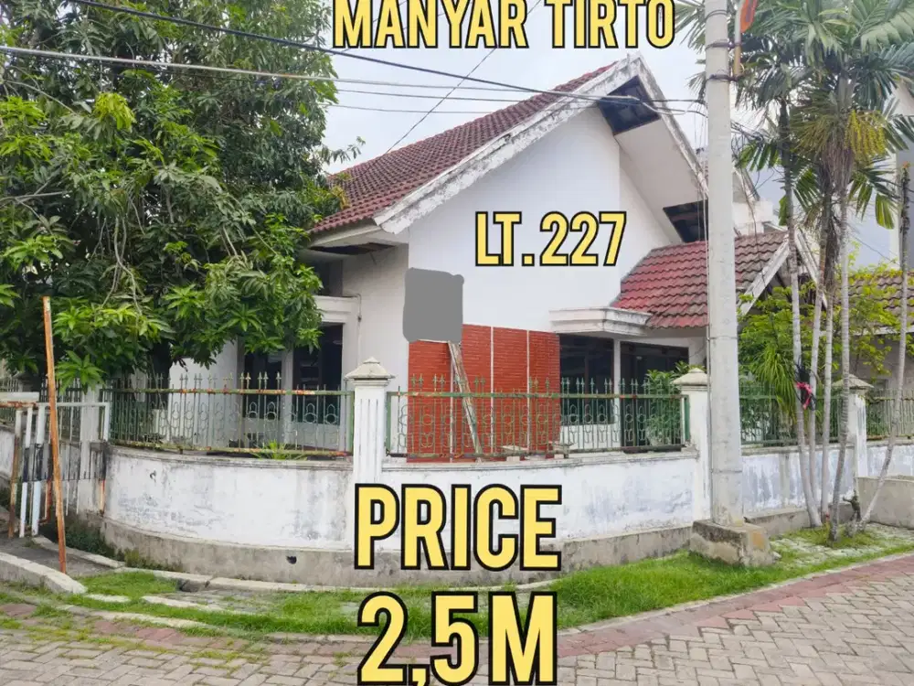 ‼️JUAL CEPAAAT‼️RUMAH HOOK LAMA HITUNG TANAH MANYAR TIRTOYOSO SURABAYA TIMUR. DEKAT MERR, SEKOLAH, KAMPUS, KLAMPIS, KERTAJAYA, Dsb