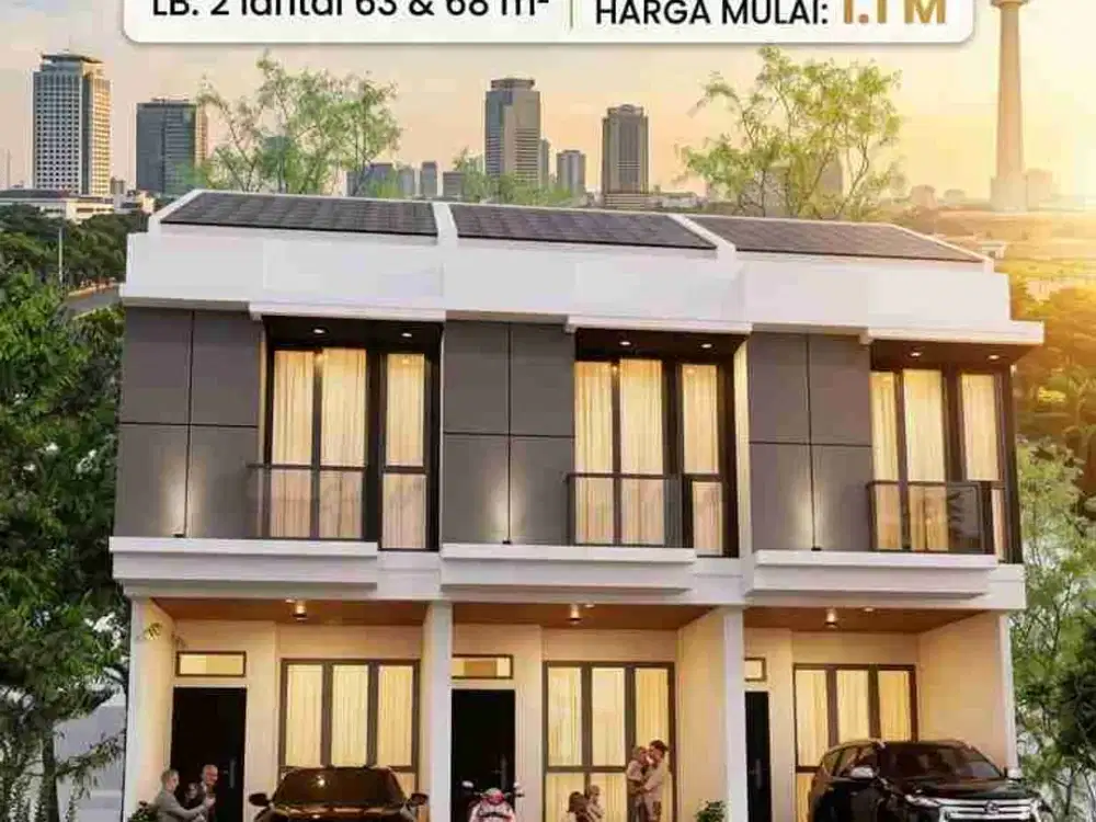 Rumah Baru dijual Murah di Sawah Besar, Jakarta Pusat