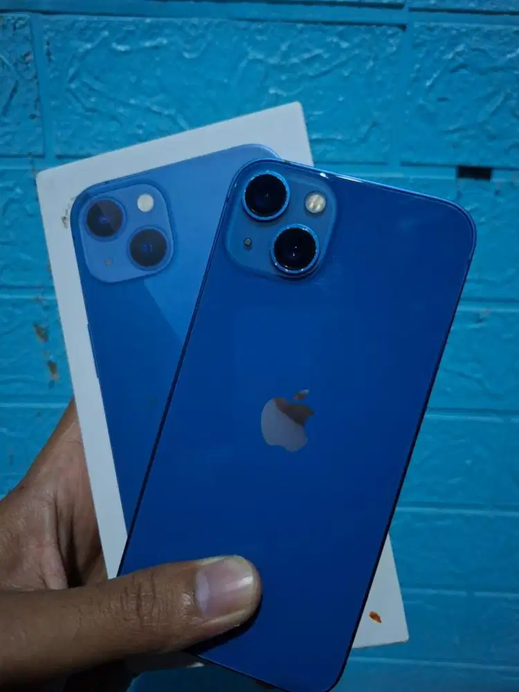 iphone 13 blue 128 resmi ibox fullset