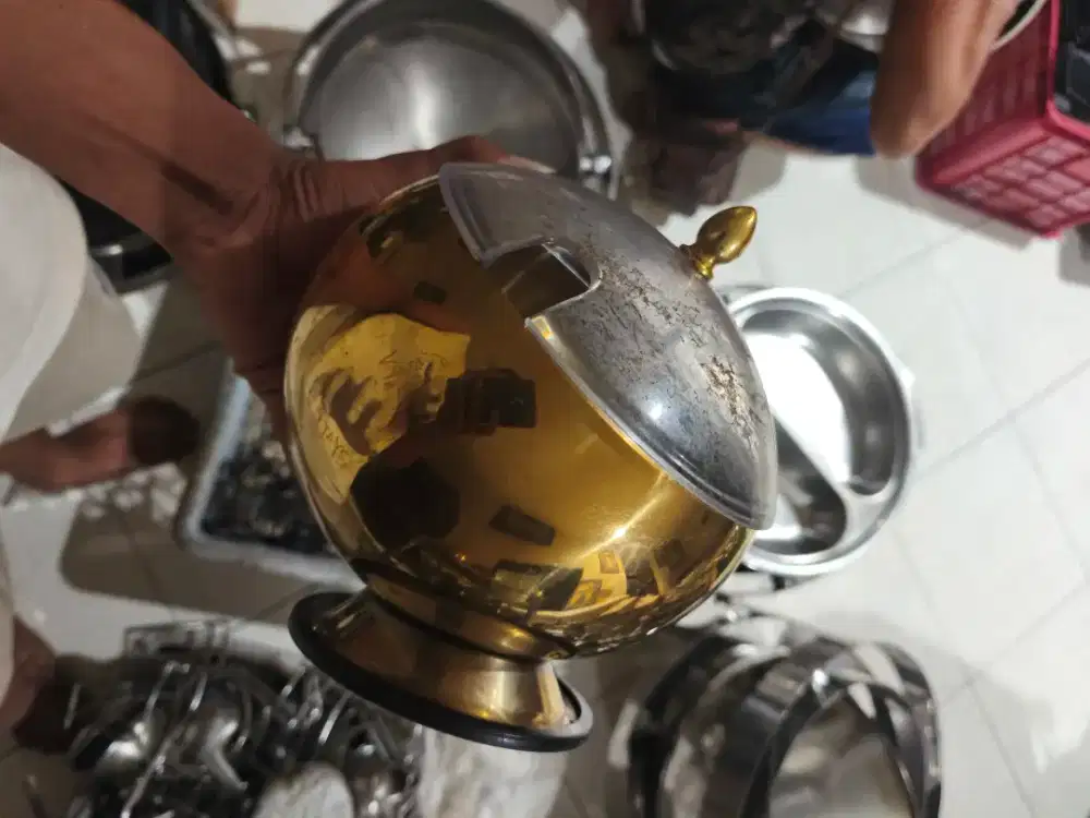 panci stainless gold