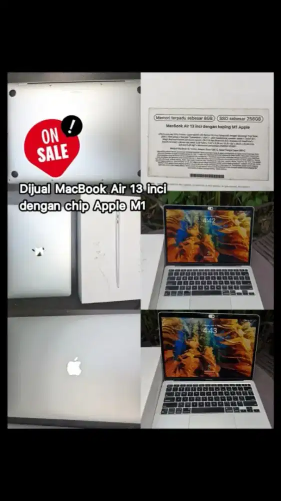 Macbook air 13 inc Apple M1