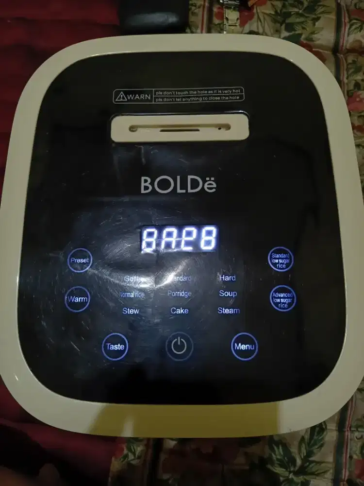 Rice cooker bolde low sugar