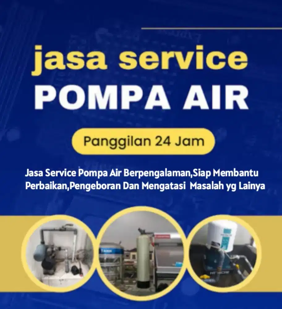JASA SERVIS POMPA AIR PANGGILAN,HARGA BERSAHABAT DAN BERGARANSI