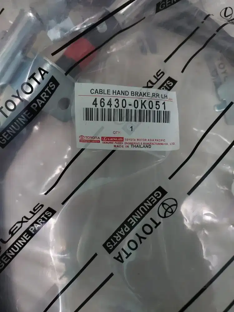 Kabel hand rem fortuner