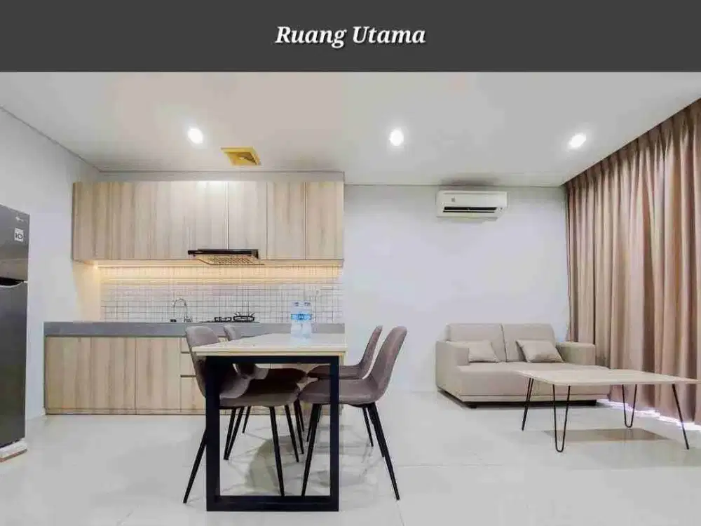 Apartemen Paddington Alam Sutera 2BR Full Furnished Siap Huni Lokasi Sangat Strategis