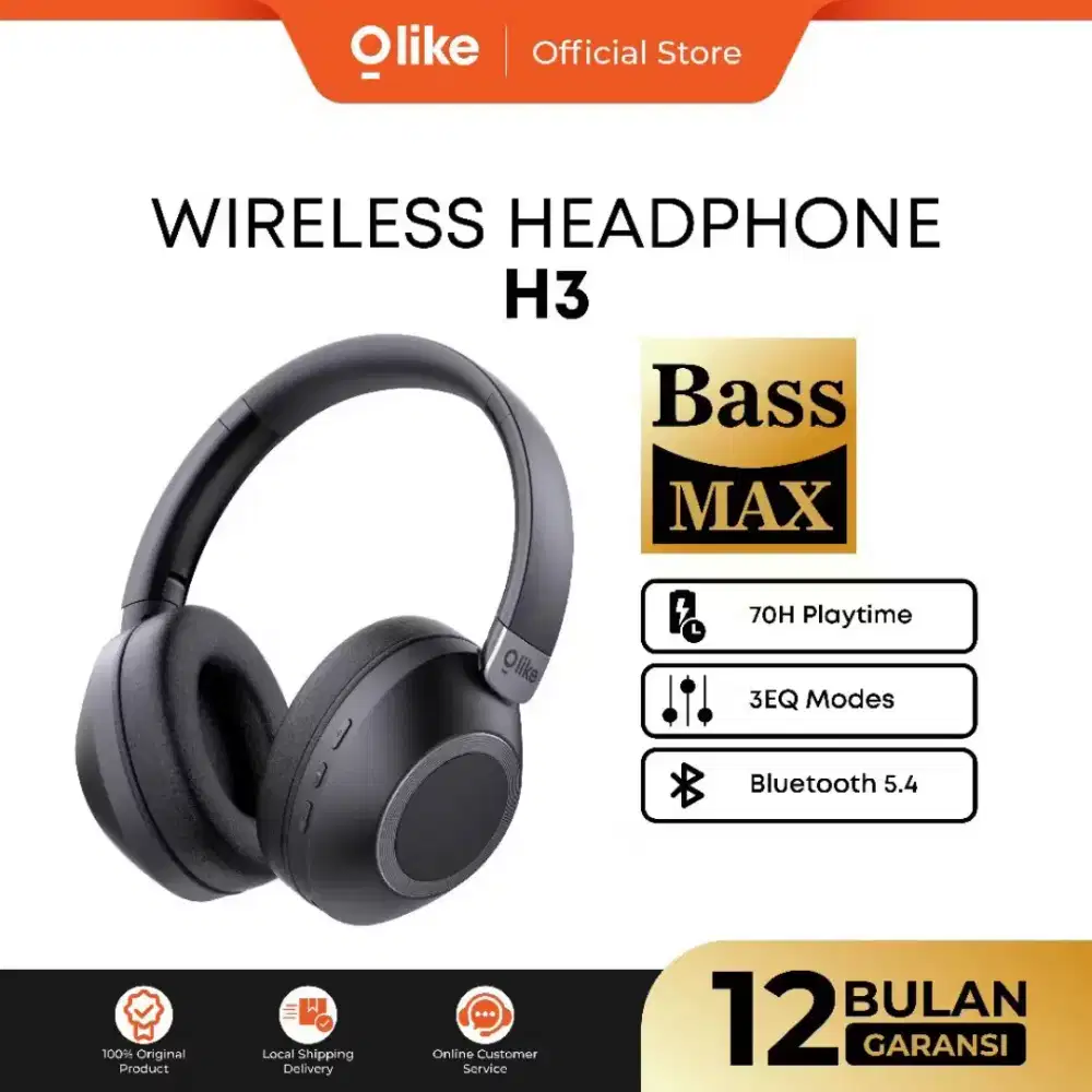 Headphone bluetooth Olike H3