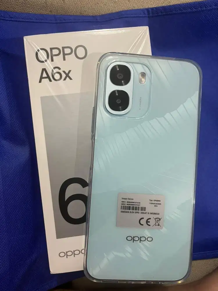 Oppo A6x baru buka kardus ini yang ram 8/128