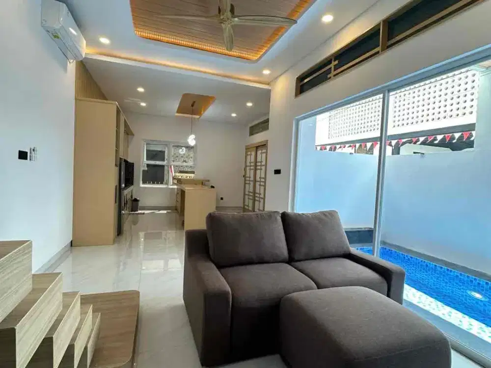 Beautiful minimalist 2-story villa in Central Canggu