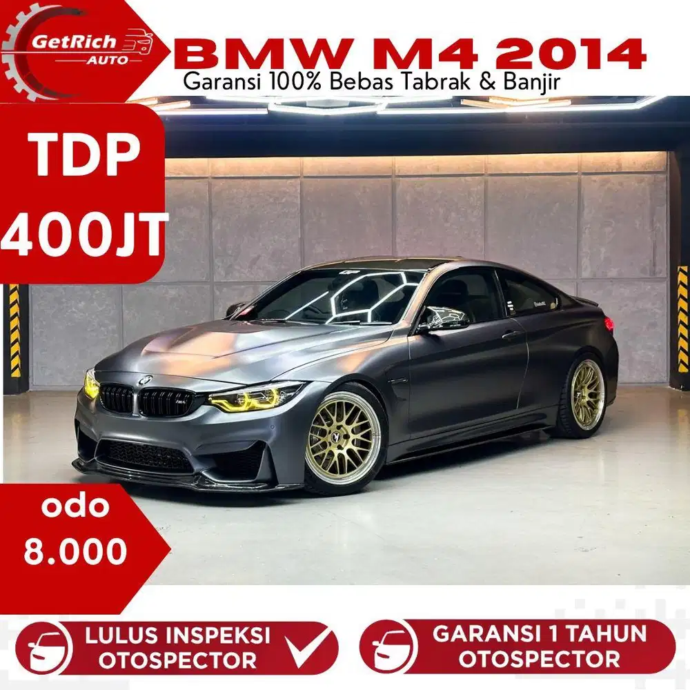 Bmw M4 F82 2014 Odo 8Rb