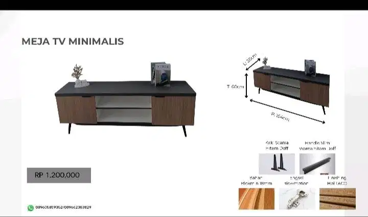MEJA TV MINIMALIS