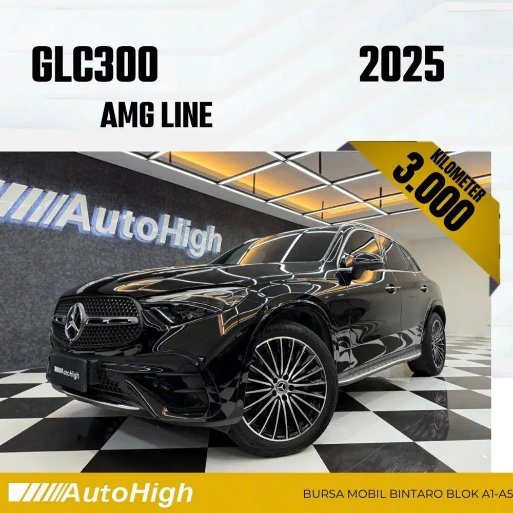 DP10% [Km3.000] GLC300 AMG 2025 Black / GLC 300 Reg 2025 #AUTOHIGH