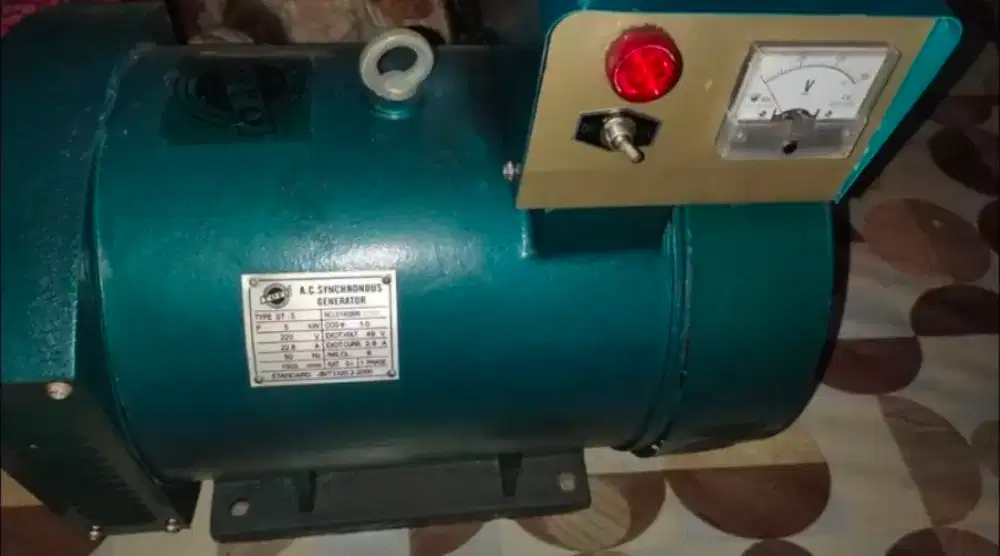 Toyo St- Dinamo Genset 5Kw 1phase mengubah mekanis menjadi listrik