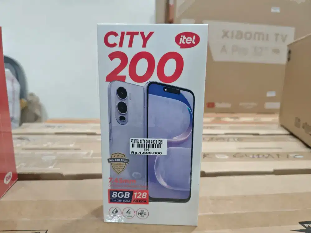 ITEL CITY 200 RAM 4/128GB ATLANTIS DAHSYAT