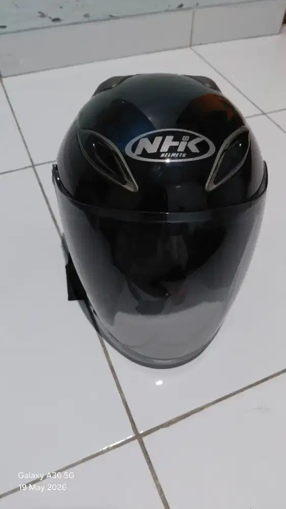 Helm NHK R6 Black Glossy