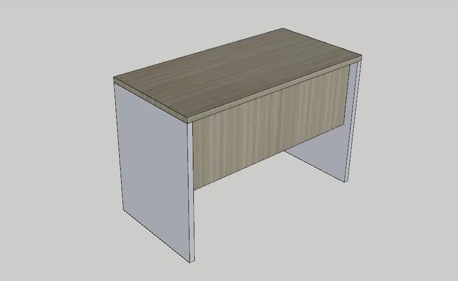 Meja Kerja 120x60x80 multiplex fin HPL