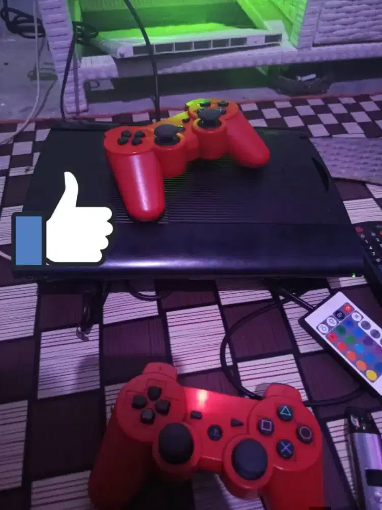 Ps 3 super slim 500GB + hardisk full game