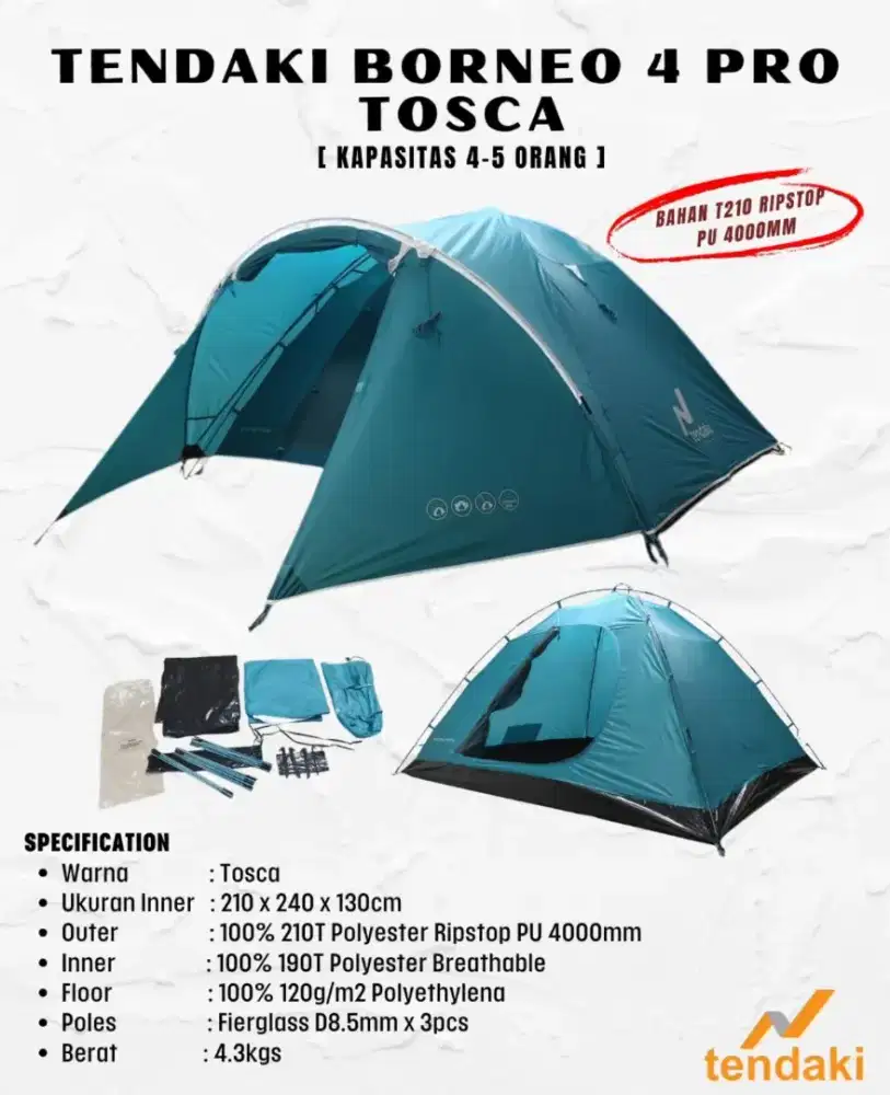 Tendaki Borneo 4 Pro