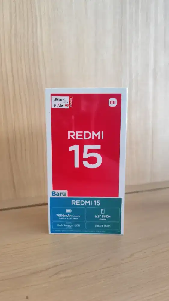 PROMO GEDEN REDMI 15 8/256 NEW SEGEL