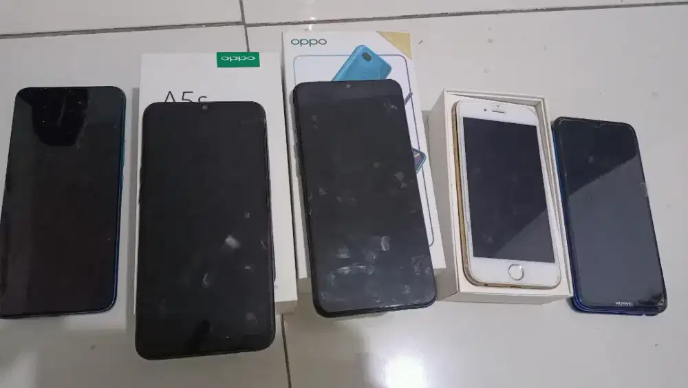 Oppo A12,,Oppo A5S,,Infinix,,iphone 6 mati