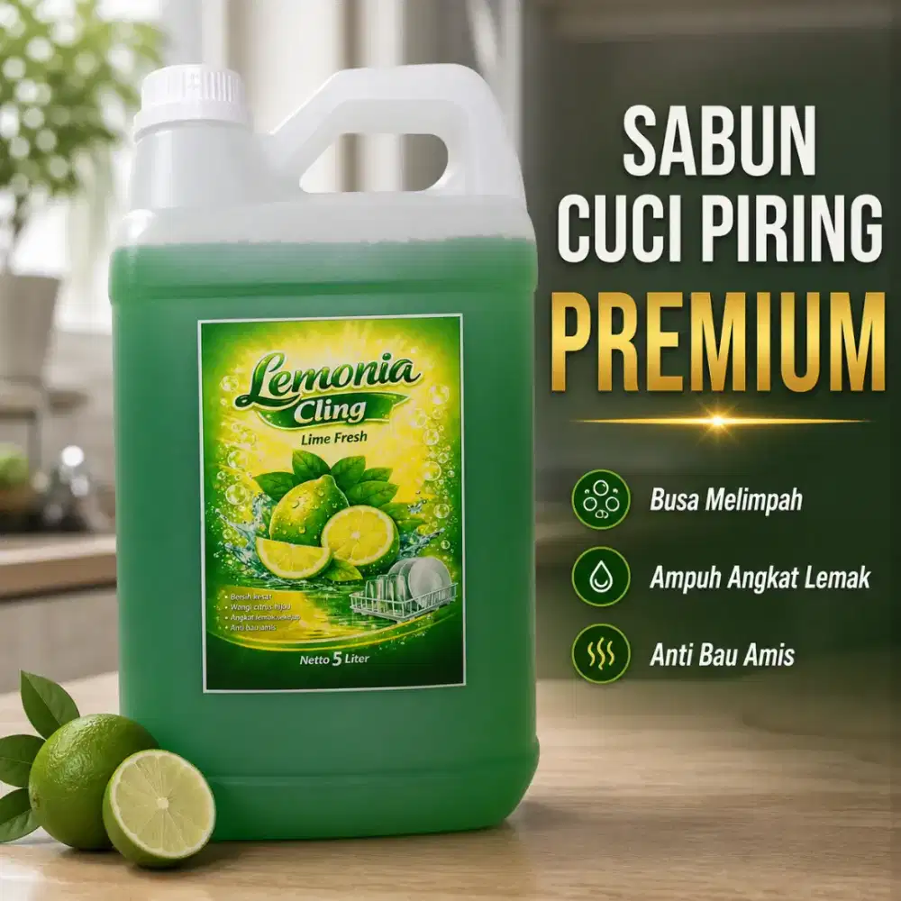 Lemonia cling sabun cuci piring 5 liter