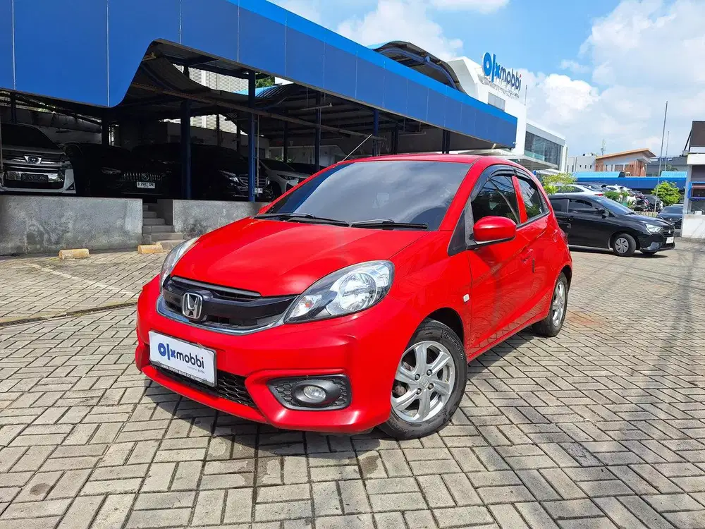 TDP 1 JUTA Honda Brio Satya 1.2 E Bensin-AT 2017 Merah CJUQB
