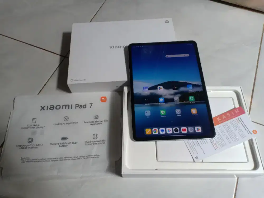 Mi pad 7 Full set no minus