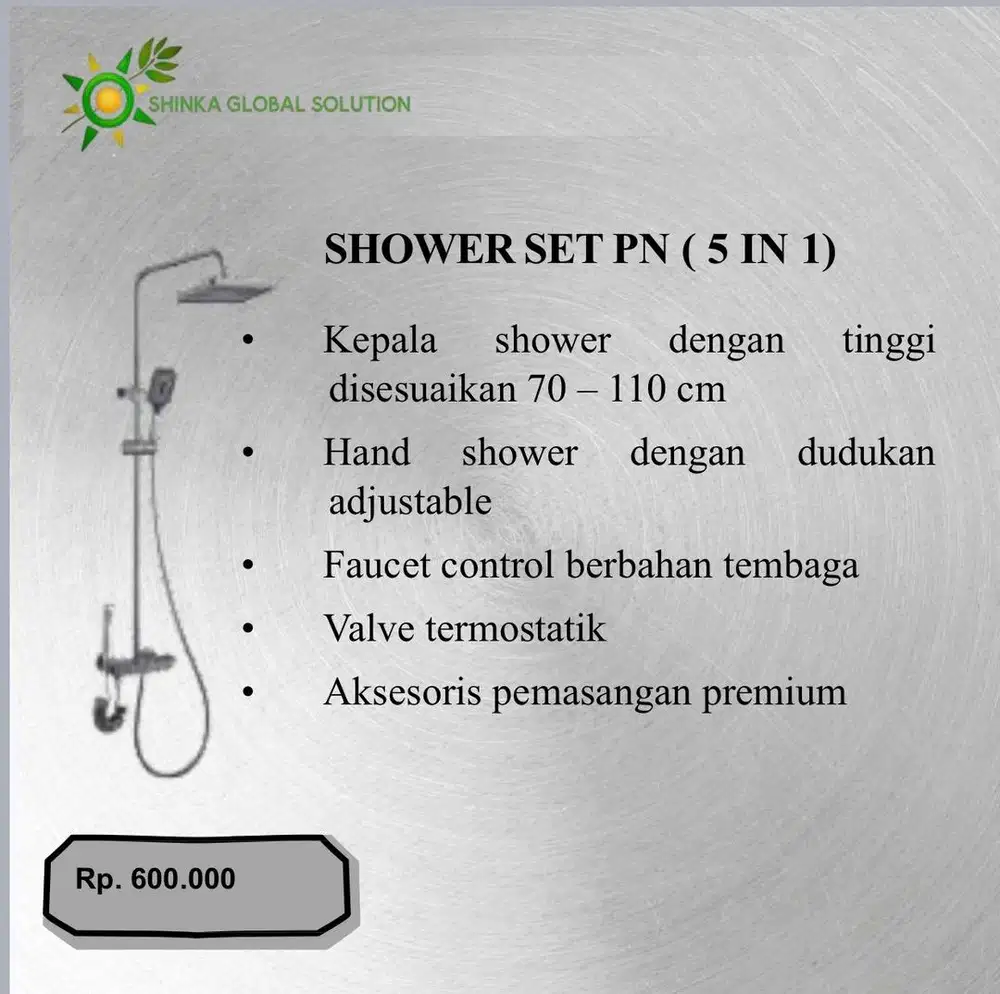 SHOWER SET PN 5 IN 1
