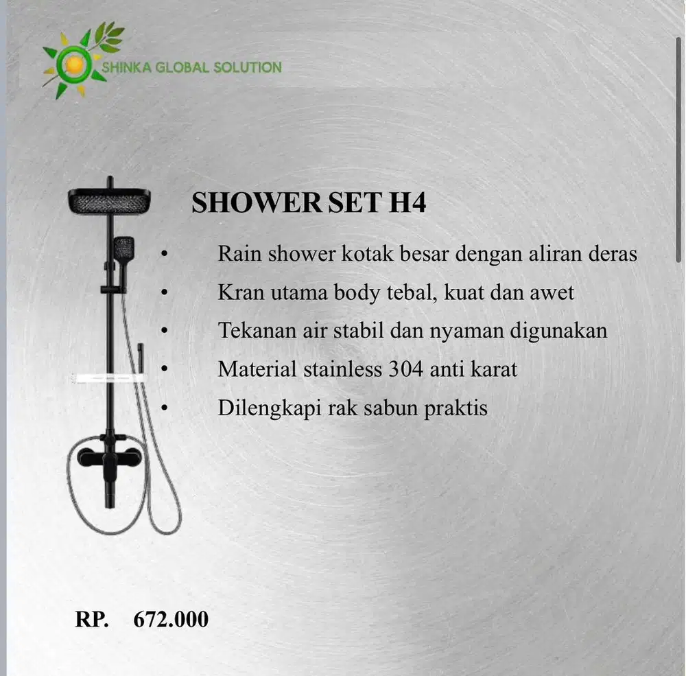 SHOWER SET H4 KAMAR MANDI