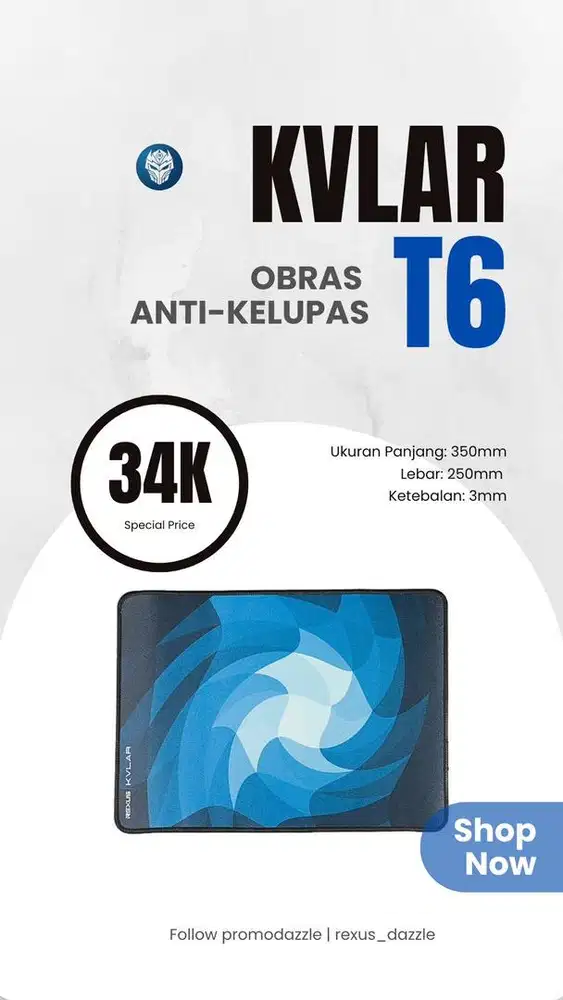 Mousepad rexus Kvlar T6