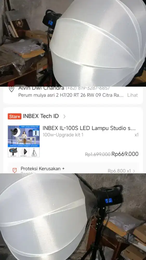 Lampu Studio (Inbex IL-100sl