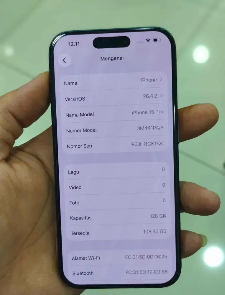 Iphone 15 pro 128 gb ibox fullset