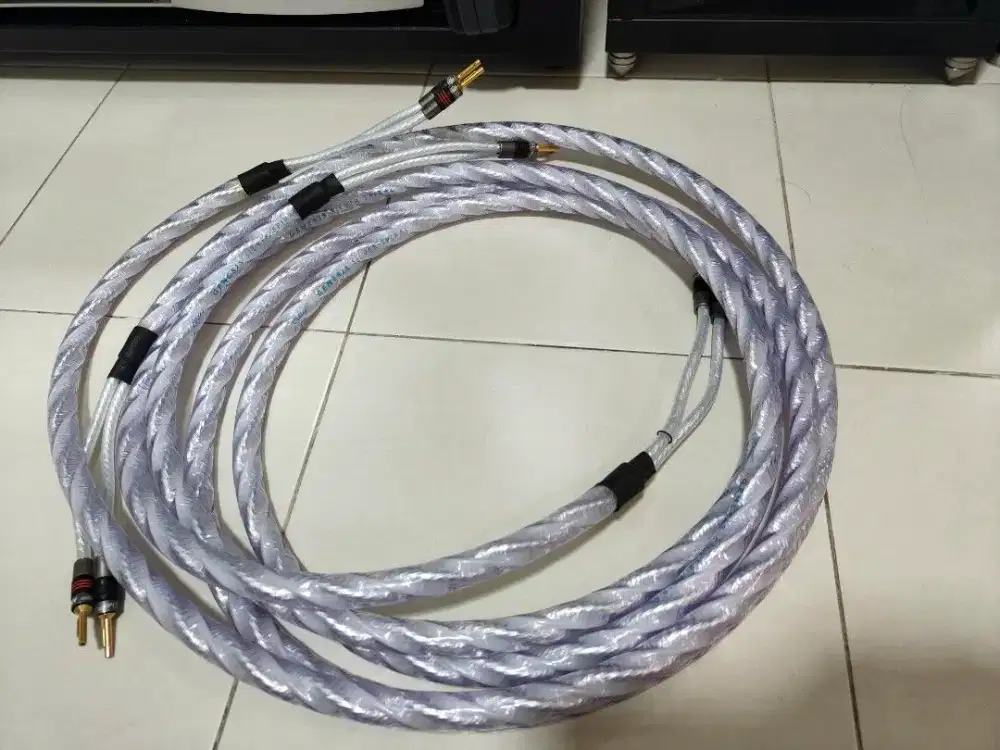 Qed Genesis Silver Spiral speaker kabel audio cable original