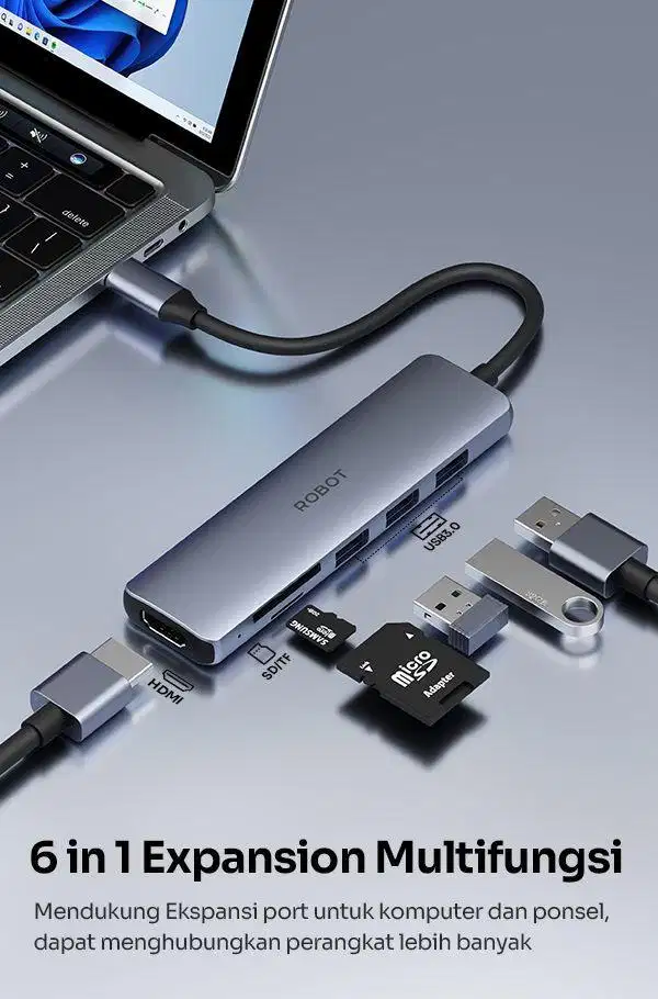USB HUB ROBOT HT360