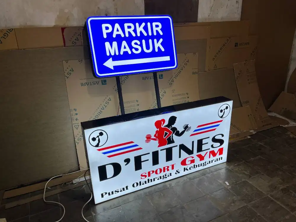 Papan Nama Usaha/ Neon Box/ Huruf Timbul