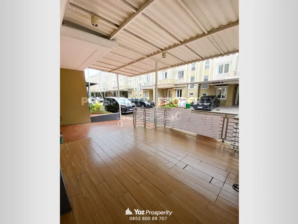 Rumah 3 Lantai Sudah Renovasi dan Furnished Terawat di Cluster Samara Village Selangkah ke Ruko Aniva dan The Hudson Gading Serpong