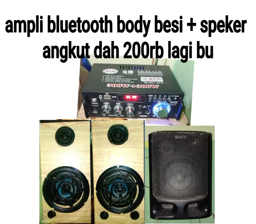 Amplifier body besi ukuran sedang