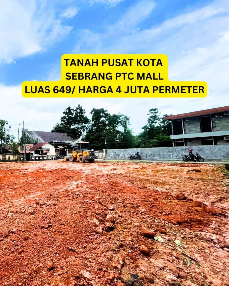 TANAH PUSAT KOTA SEBERANG PTC MALLL SIAPP BANGUN