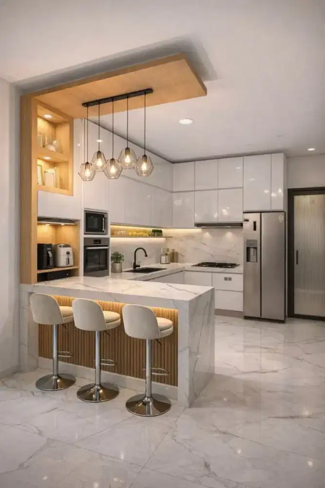 KITCHEN SET MINIMALIS WARDROBE BEDROOM SET BEDROP TV