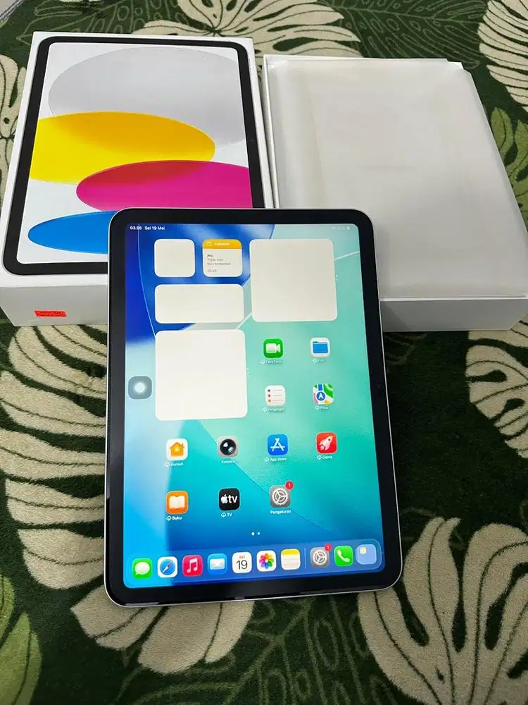 Ipad Gen 10 64gb Silver IBOX Mulus Fullset Ori