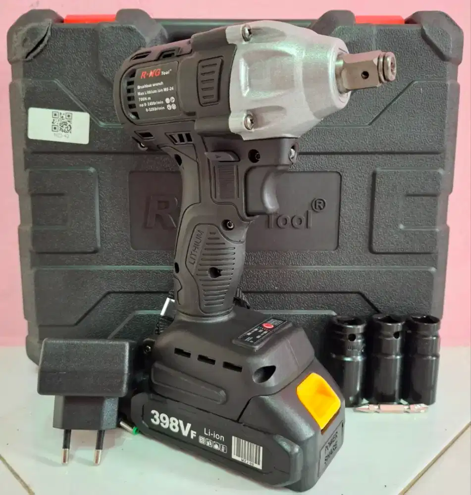 Baru mesin buka baut cordless baterai impact wrench brushless 700 nm