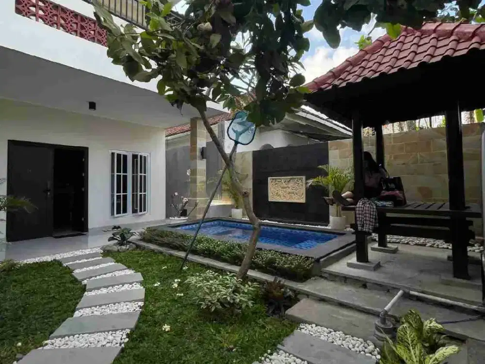 Villa Modern Tropis 4 Kamar Dekat Pantai Bingin